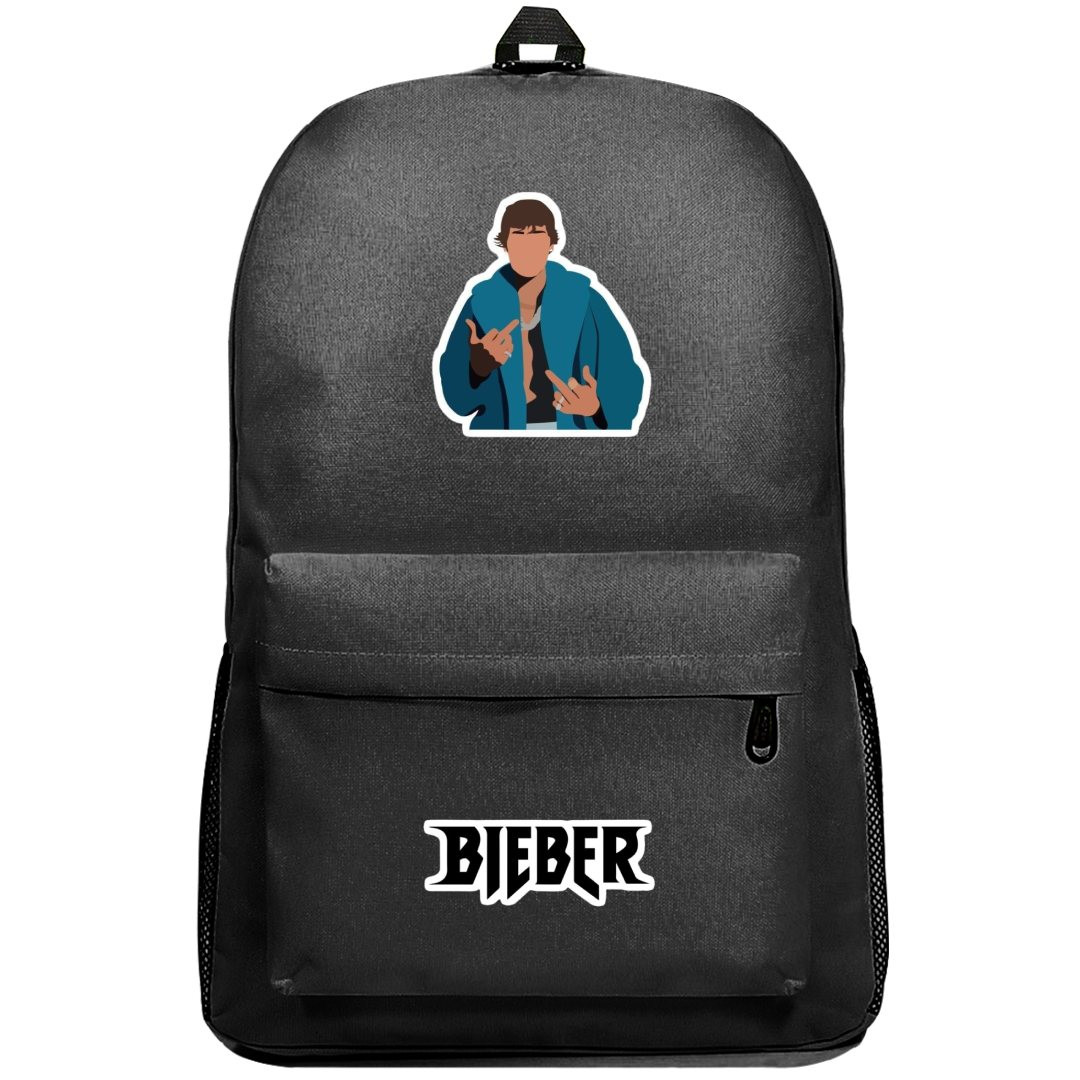 Justin Bieber Backpack SuperPack - Justin Bieber Minimalist Art