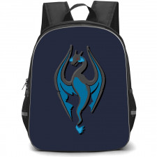 Pokemon Mega Charizard X Backpack StudentPack - Mega Charizard X Icon Minimalist Art