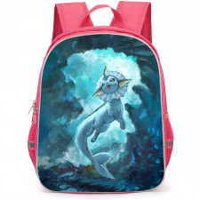 Pokemon Vaporeon Backpack StudentPack - Vaporeon Flying Painting Art