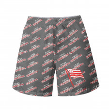 MKS Cracovia Beach Shorts Swim Pants Swimming Trunks - Cracovia Football Club Medley Monogram Wordmark