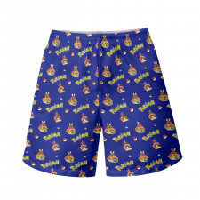 Pokemon Flapple Beach Shorts Swim Pants Swimming Trunks - Gigantamax Flapple Character Series Art