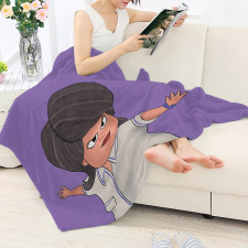 Minions Master Chow Blanket Throw - Master Chow Portrait Cartoon Art