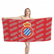 Espanyol Bath Beach Towel - Espanyol Football Club Medley Monogram Wordmark