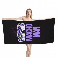 WWE Randy Savage Bath Beach Towel - Randy Savage Macho Man Glasses