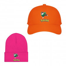 Pokemon Skiddo Baseball Cap Beanie Hat - Skiddo Character Series Art