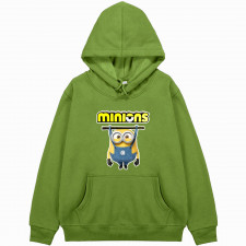 Minions Bob Hoodie Hooded Sweatshirt Sweater Jacket - Bob Stuck Hanging