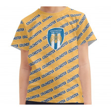 Colchester United FC Tee T-Shirt - Colchester Football Club Medley Monogram Wordmark