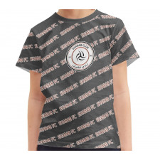 AL Shabab FC Football Club Tee T-Shirt - Shabab Football Club Medley Monogram Wordmark