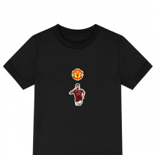 Bruno Fernandes Tee Shirt T-Shirt Short Sleeve - Bruno Fernandes Manchester United Celebration Illustration Sticker Art