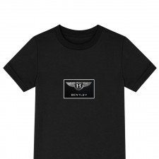 Bentley Tee Shirt T-Shirt Short Sleeve - Bentley Logo On Black Background
