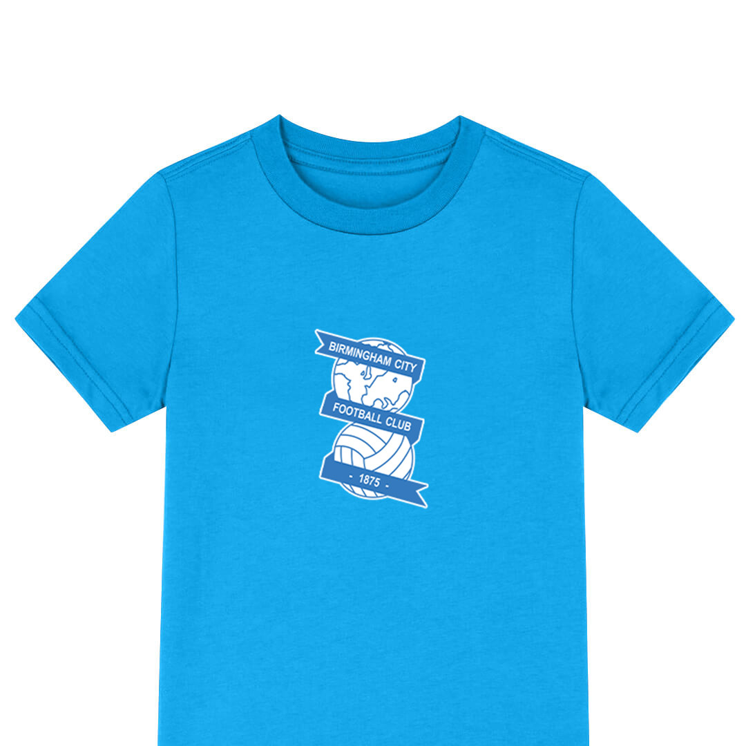 Birmingham City F.C. Football Club Tee Shirt T-Shirt Short Sleeve - Birmingham City F.C. Football Club Single Logo