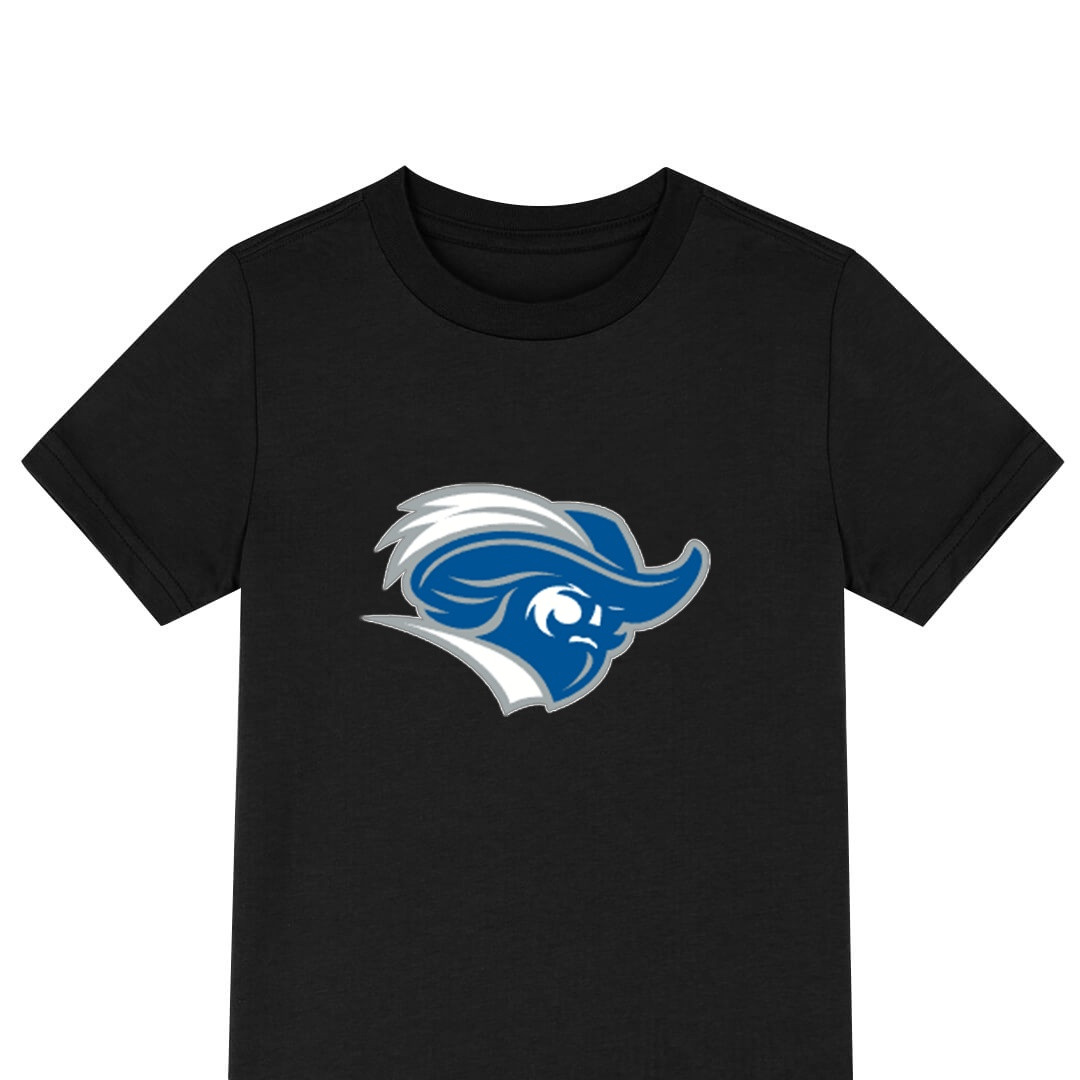 Christopher Newport Captains Tee Shirt T-Shirt Short Sleeve - Christopher Newport Captains College Football Team Single Logo