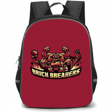 Pokemon Backpack StudentPack - Pokemon Brick Breakers Red Background