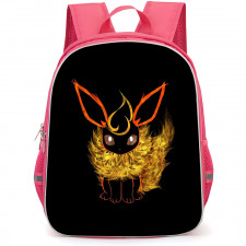 Pokemon Flareon Backpack StudentPack - Flareon Line Art Black Background
