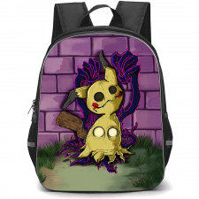 Pokemon Mimikyu Backpack StudentPack - Mimikyu Creepy Illustration