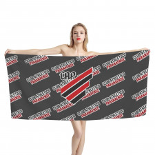 Club Athletico Paranaense Bath Beach Towel - Club Athletico Paranaense Football Club Medley Monogram Wordmark