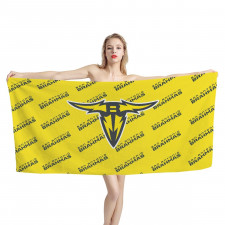 XFL San Antonio Brahmas Bath Beach Towel - San Antonio Brahmas Medley Monogram Wordmark