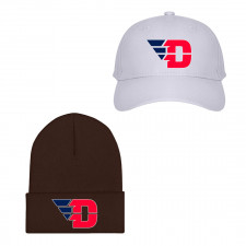 Dayton Flyers Baseball Cap Beanie Hat - University of Dayton Flyers College Football Team Single Logo