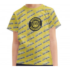 Borussia Dortmund Football Club Tee T-Shirt - Dortmund Football Club Medley Monogram Wordmark