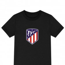 Atletico De Madrid Football Club Tee Shirt T-Shirt Short Sleeve - Atletico De Madrid Football Club Single Logo