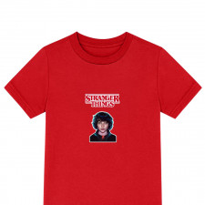 Stranger Things Mike Wheeler Tee Shirt T-Shirt Short Sleeve - Mike Wheeler Character Portrait