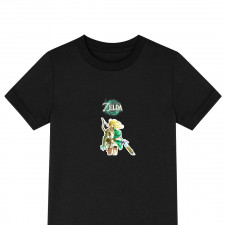 The Legend of Zelda Tee Shirt T-Shirt Short Sleeve - The Legend of Zelda Tears of The Kingdom Official Poster