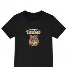 My Neighbor Totoro Tee Shirt T-Shirt Short Sleeve - Totoro Eating Some Noodles