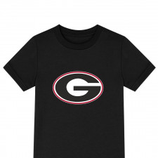 Georgia Bulldogs Tee Shirt T-Shirt Short Sleeve - Georgia Bulldogs College Football Team Single Logo