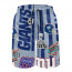 NFL New York Giants Beach Shorts Swim Pants Swimming Trunks - New York Giants Super Bowl Championship Mania Collage Logo