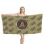 MLS Atlanta United FC Bath Beach Towel - Atlanta United FC Medley Monogram Wordmark