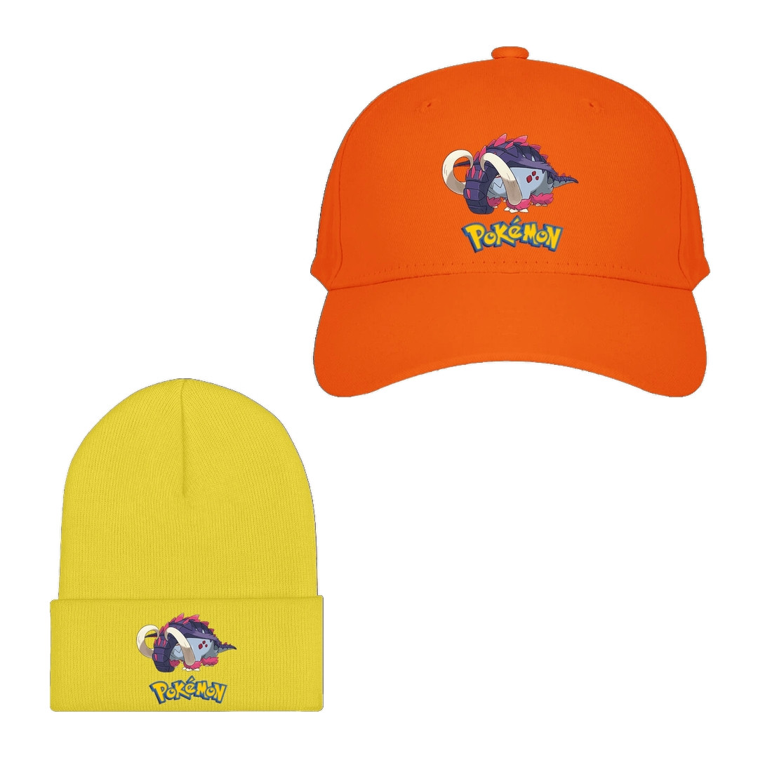 Pokemon Great Tusk Baseball Cap Beanie Hat - Great Tusk Character Series Art