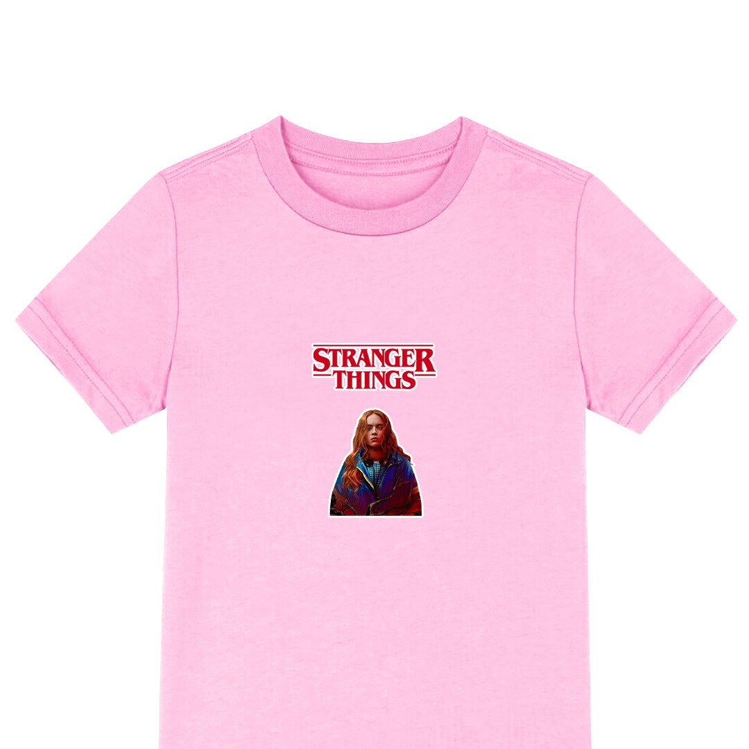 Stranger Things Max Mayfield Tee Shirt T-Shirt Short Sleeve - Max Mayfield Scene Art