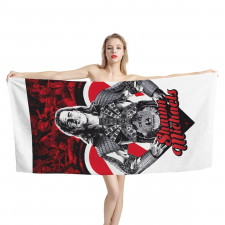 WWE Shawn Michael Bath Beach Towel - Shawn Michael Heart Portrait Poster