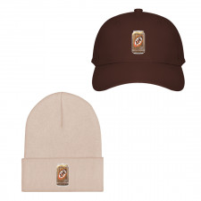 A&W Root Beer Baseball Cap Beanie Hat - A&W Root Beer 335ml Can With 2018 Logo