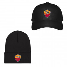 A.S. Roma Football Club Baseball Cap Beanie Hat - A.S. Roma Football Club Single Logo