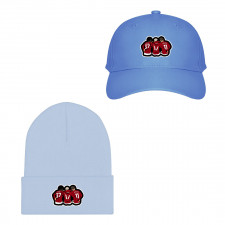 Manchester United FC Baseball Cap Beanie Hat - Manchester United FC Player Rasmus Alejandro And Kobbie Back Illustration Sticker