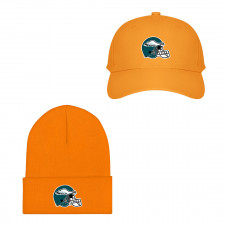 NFL Philadelphia Eagles Baseball Cap Beanie Hat - Philadelphia Eagles Team Logo On Helmet