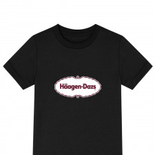 Haagen-Dazs Tee Shirt T-Shirt Short Sleeve - Haagen-Dazs Logo Old