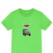 Cars Miles Axlerod Tee Shirt T-Shirt Short Sleeve - Miles Axlerod Character Series
