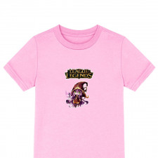 League of Legends Lulu Tee Shirt T-Shirt Short Sleeve - Lulu Sticker Character Art