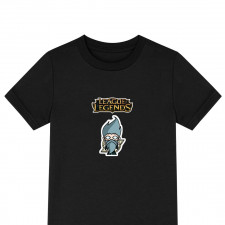 League of Legends Zilean Tee Shirt T-Shirt Short Sleeve - Zilean Mini Sticker Chibi Art