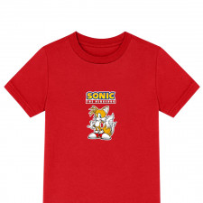 Sonic The Hedgehog Tails Tee Shirt T-Shirt Short Sleeve - Tails Character Series