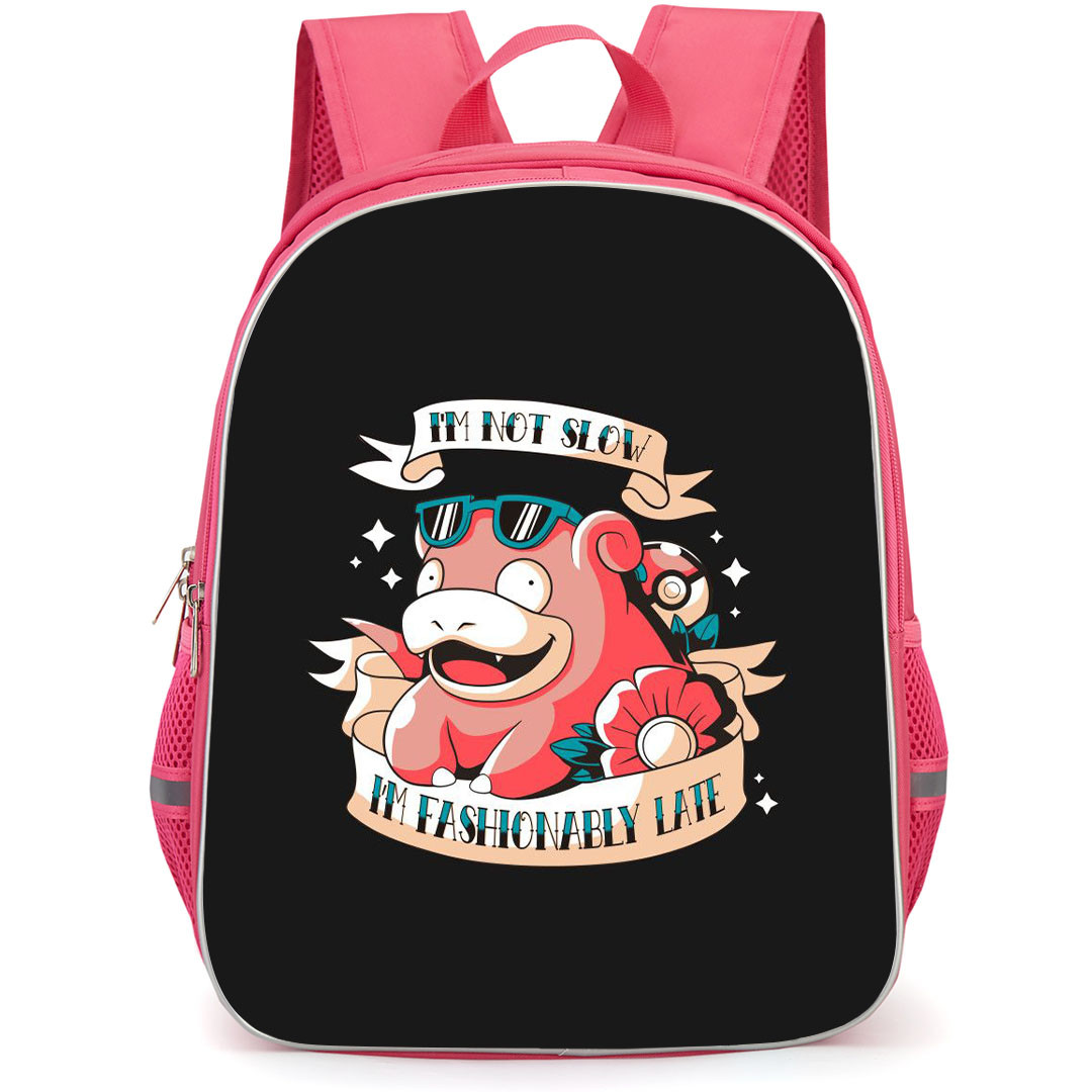 Pokemon Slowbro Backpack StudentPack - Slowbro Im Not Slot Quote Art