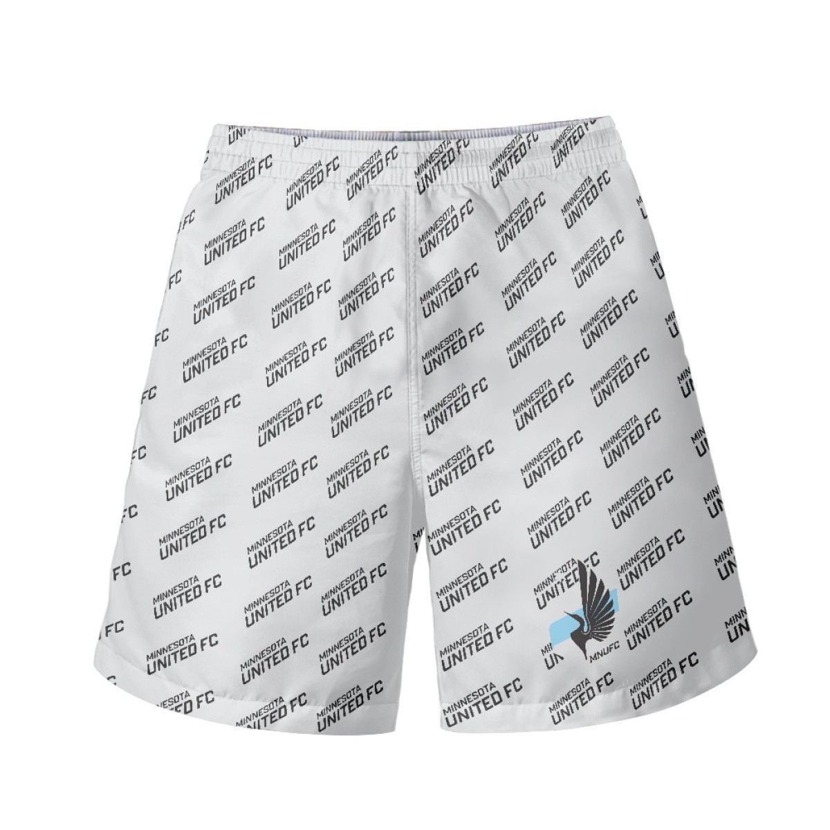 MLS Minnesota United FC Beach Shorts Swim Pants Swimming Trunks - Minnesota United Football Club Medley Monogram Wordmark