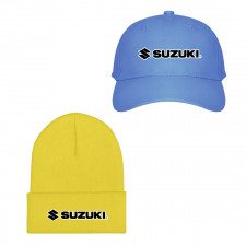 Suzuki Baseball Cap Beanie Hat - Suzuki Logo Black