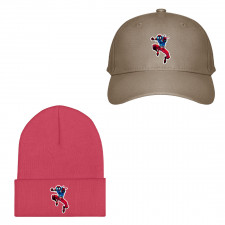 Spider Man Scarlet Spider Baseball Cap Beanie Hat - Scarlet Spider Jumping Comic Art