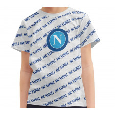 SSC Napoli Football Club Tee T-Shirt - Napoli Football Club Medley Monogram Wordmark