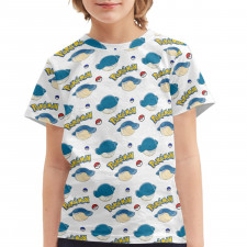 Pokemon Wailmer Tee Shirt T-Shirt Short Sleeve - Wailmer Character Series Art