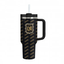 MLS Los Angeles FC Quencher H2.0 FlowState Stanley Tumbler 40oz 1.18L - Los Angeles Football Club Medley Monogram Wordmark