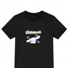 Cinammoroll Tee Shirt T-Shirt Short Sleeve - Cinnamoroll Wink